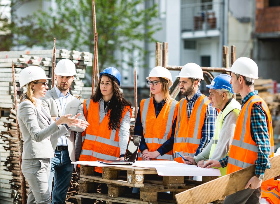 job construction team